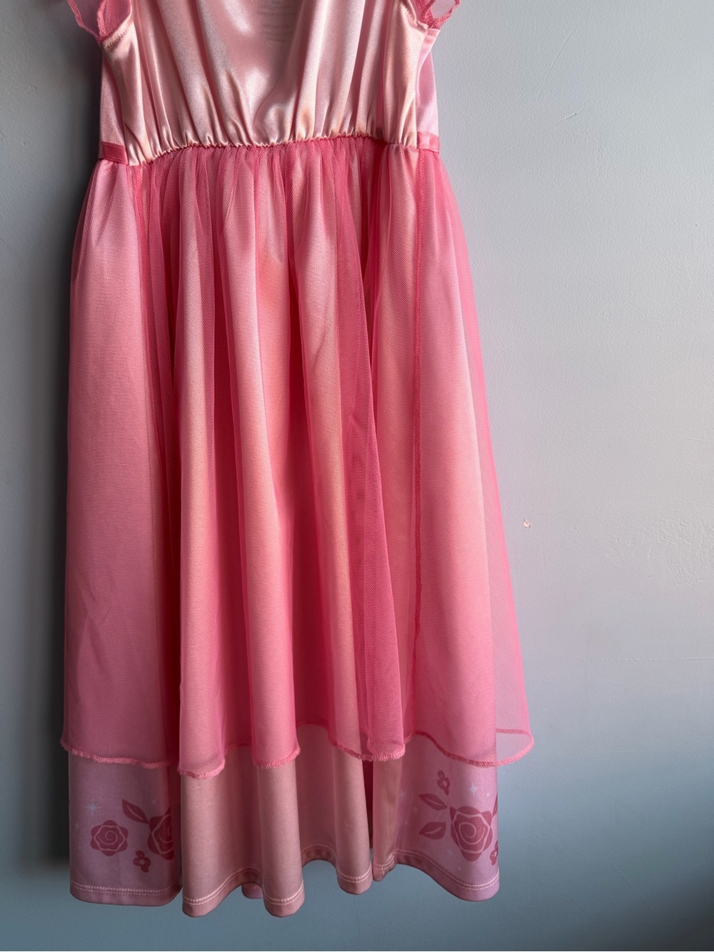 Girls Pink Disney Princess Nightgown Dress Size 5T - Picture 11 of 14